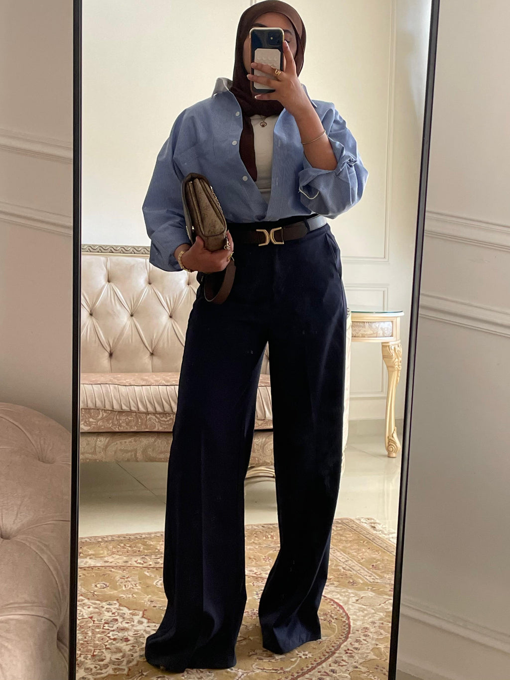 Flowy Tailored Wide-Leg Pants