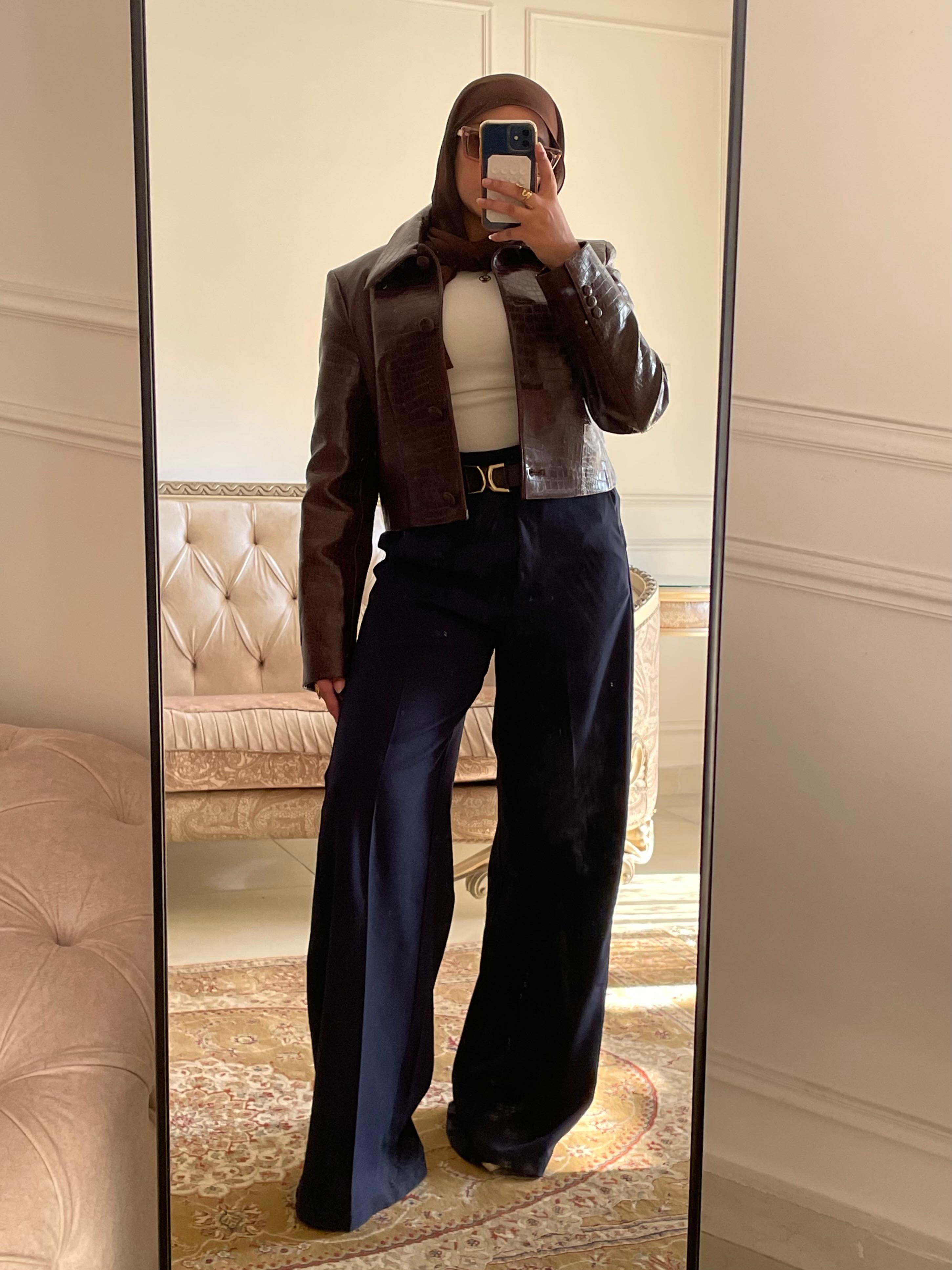 Flowy Tailored Wide-Leg Pants